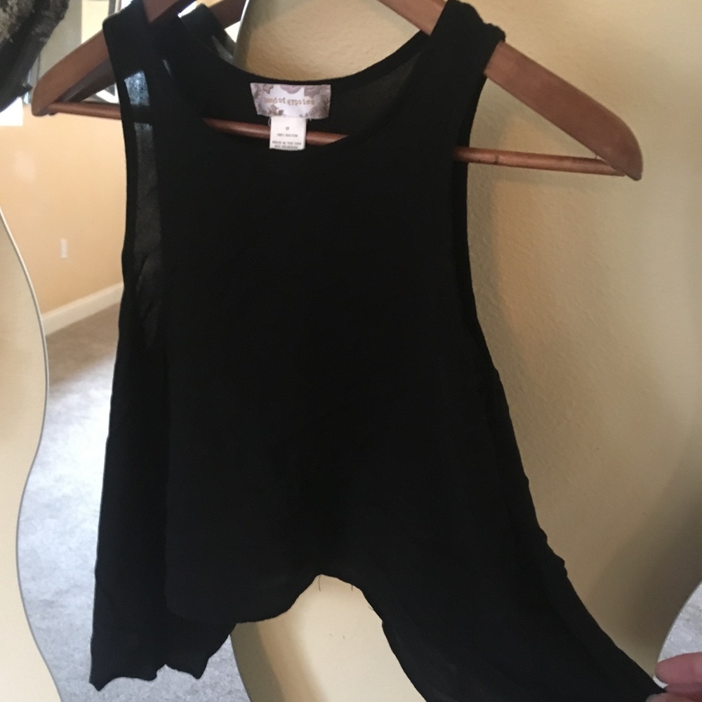 Band of gypsies flowey crop tank